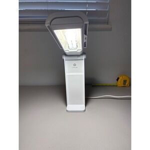 OttLite GX7902 Folding Desk Lamp White Portable Task Light Natural Daylight